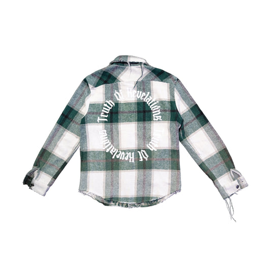 Limited Edition Saint Distressed Flannel - Green