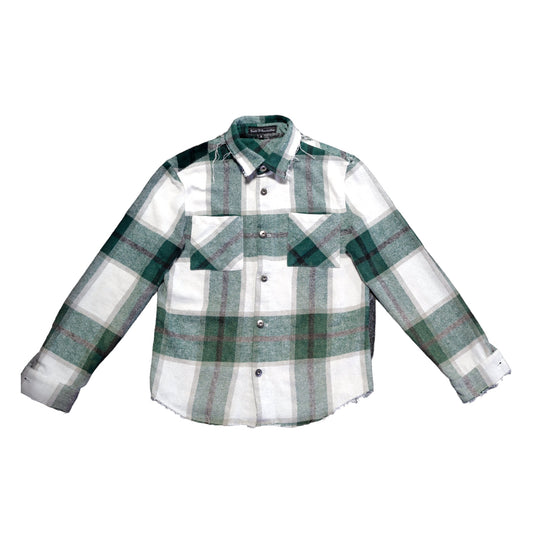 Limited Edition Saint Distressed Flannel - Green