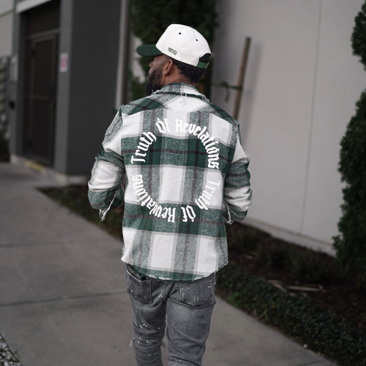 Limited Edition Saint Distressed Flannel - Green