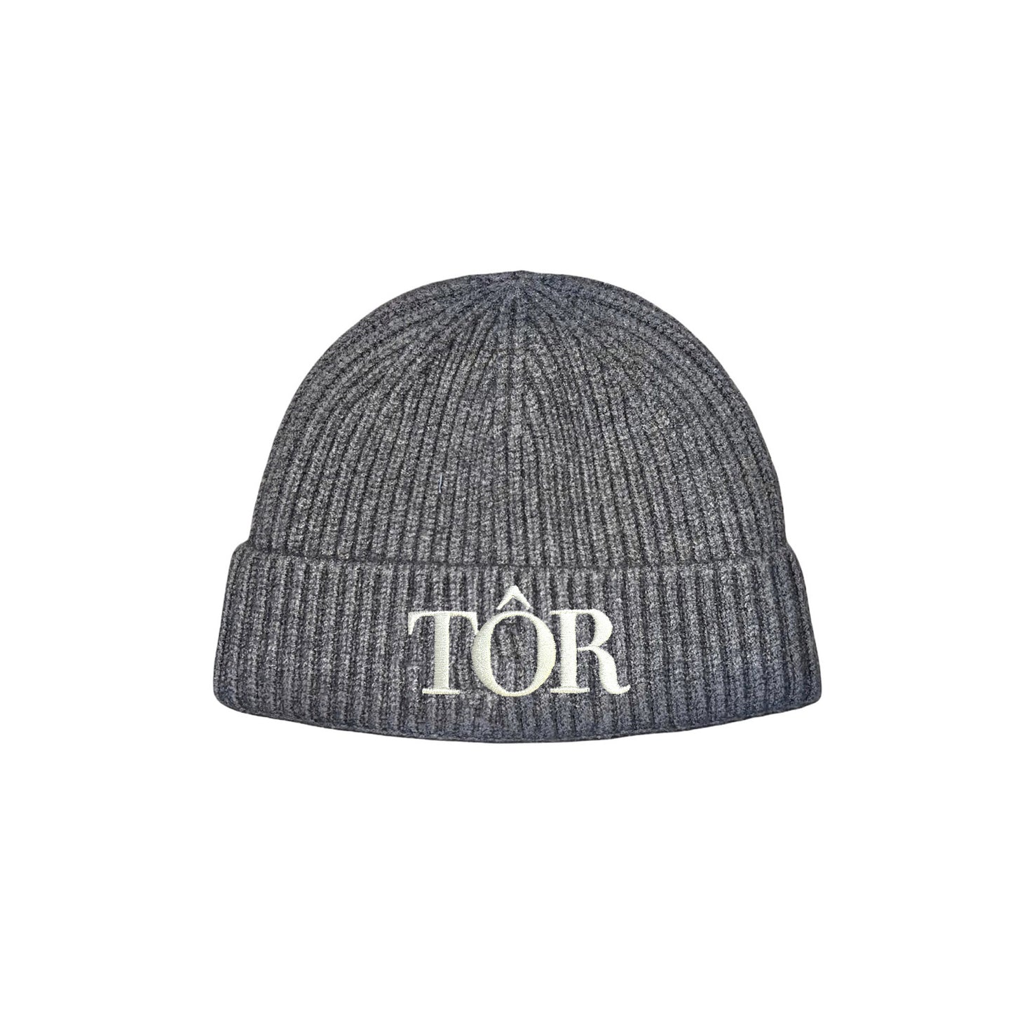 TÔR Ribbed Beanie - Grey