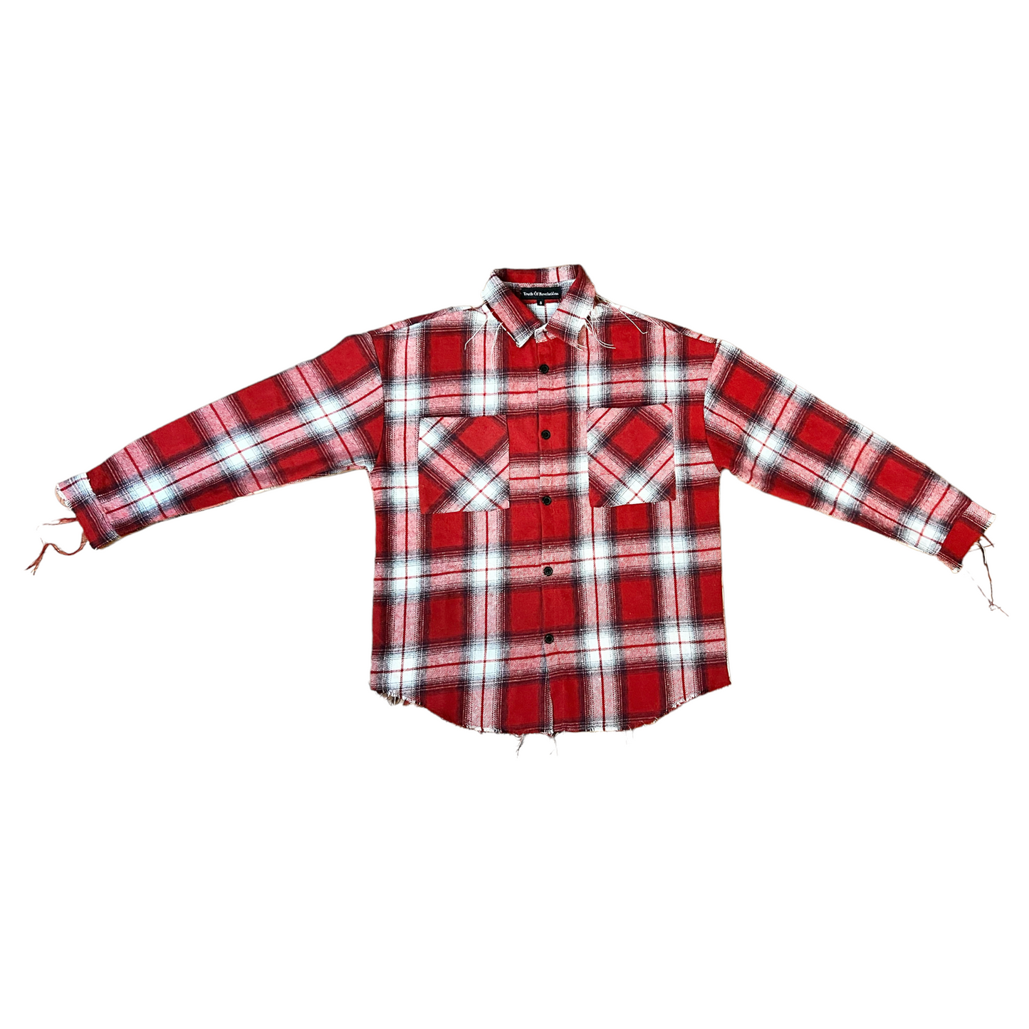 Limited Edition Saint Distressed Flannel - Red