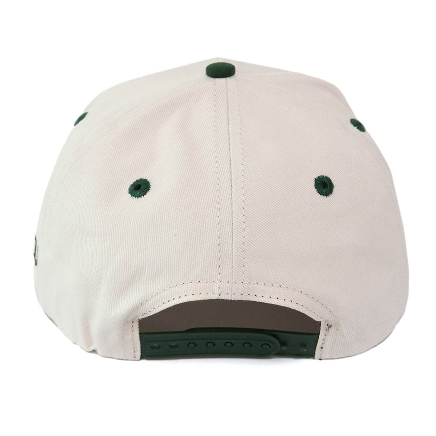 Saint SnapBack Hat - Cream/Green