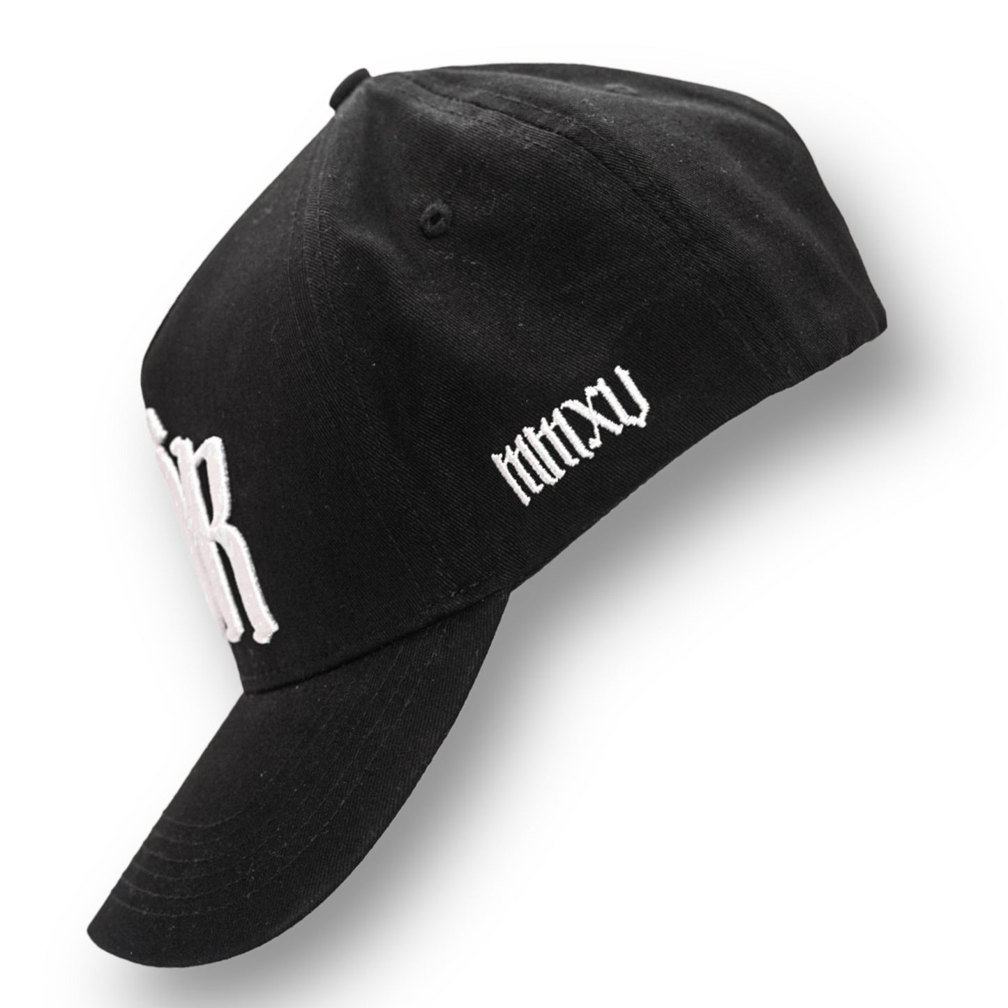 Saint SnapBack Hat- Black/White