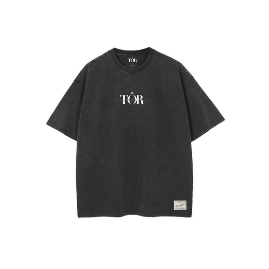 Vintage Washed Oversized Premium T-Shirt - Carbon