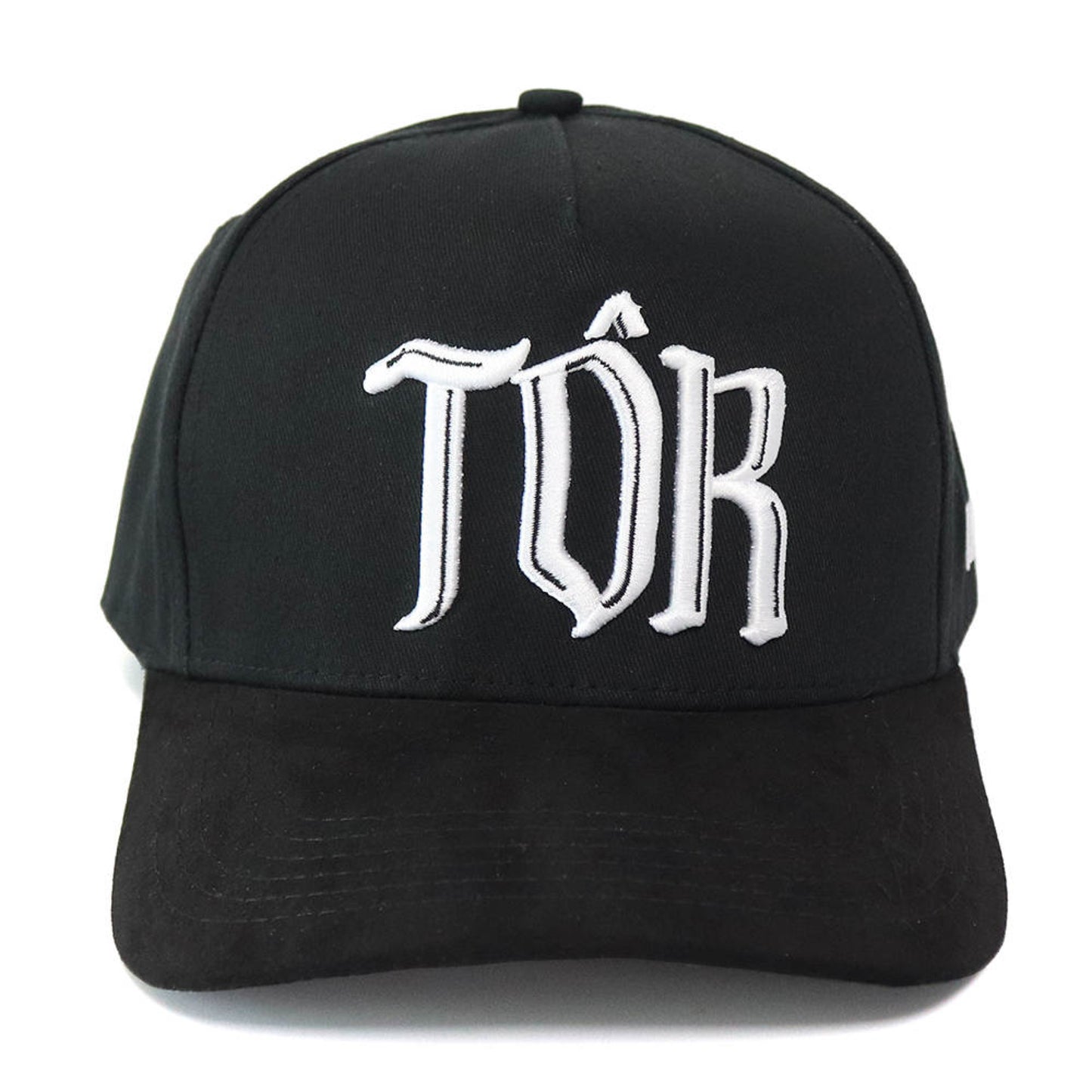 Saint SnapBack Hat- Black/White