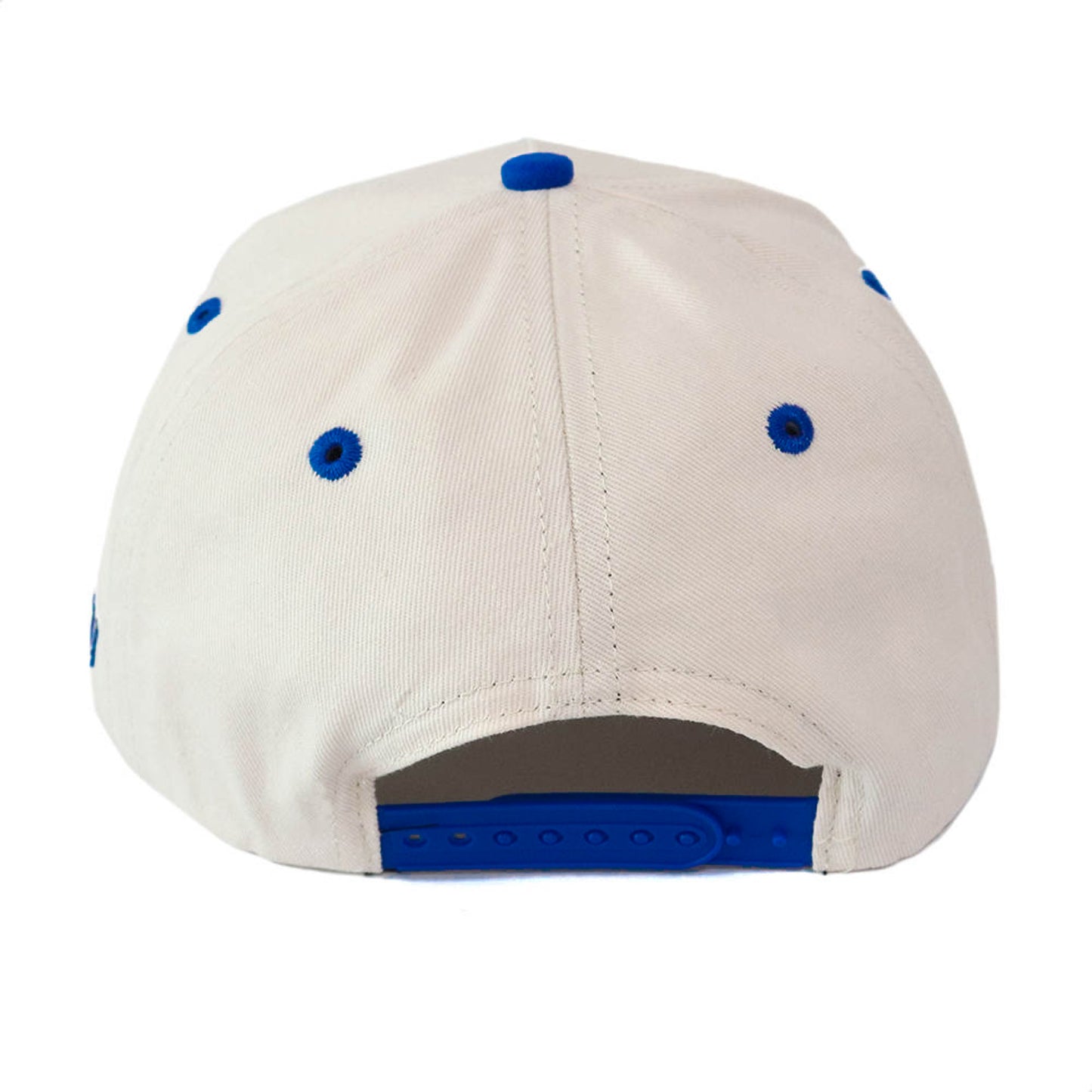 Saint SnapBack Hat- Cream/Blue