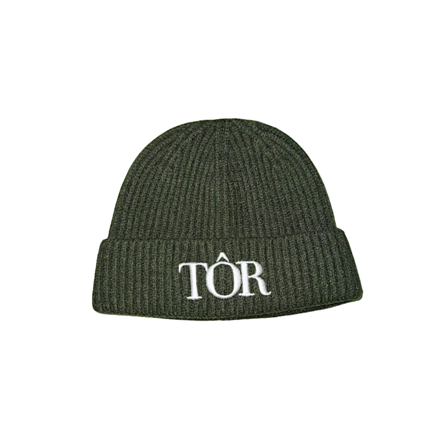 TÔR Ribbed Beanie - Olive